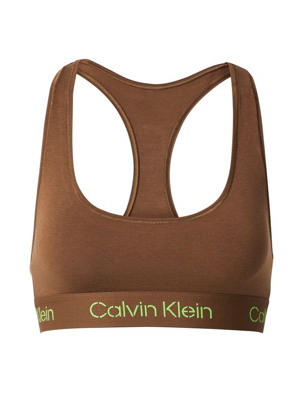 Calvin Klein Underwear Calvin Klein Underwear Сутиен  кафяво / светлозелено