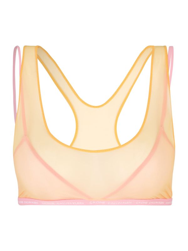Calvin Klein Underwear Calvin Klein Underwear Сутиен 'Pride'  светложълто / светлорозово