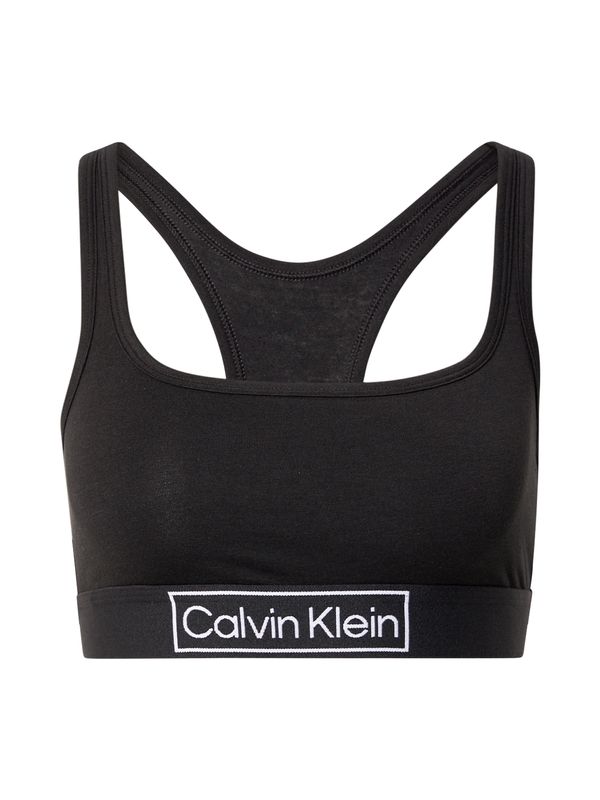 Calvin Klein Underwear Calvin Klein Underwear Сутиен 'Reimagine Heritage'  черно / бяло