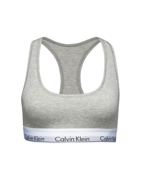 Calvin Klein Underwear Calvin Klein Underwear Сутиен  сив меланж / черно / бяло