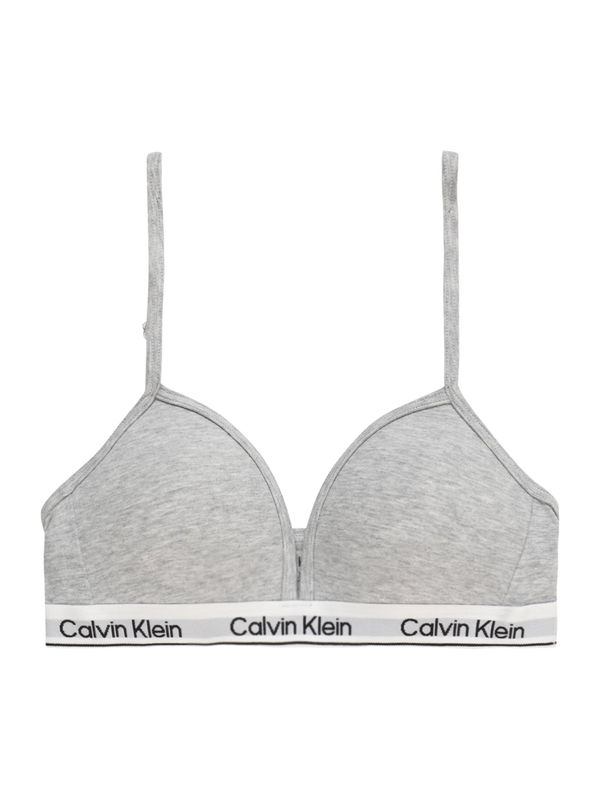 Calvin Klein Underwear Calvin Klein Underwear Сутиен  сив меланж / черно / бяло