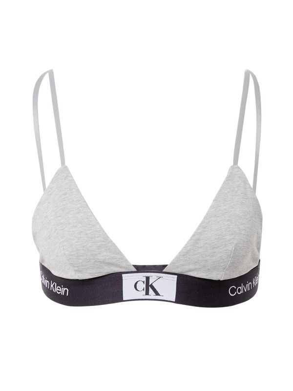 Calvin Klein Underwear Calvin Klein Underwear Сутиен  сив меланж / черно / бяло
