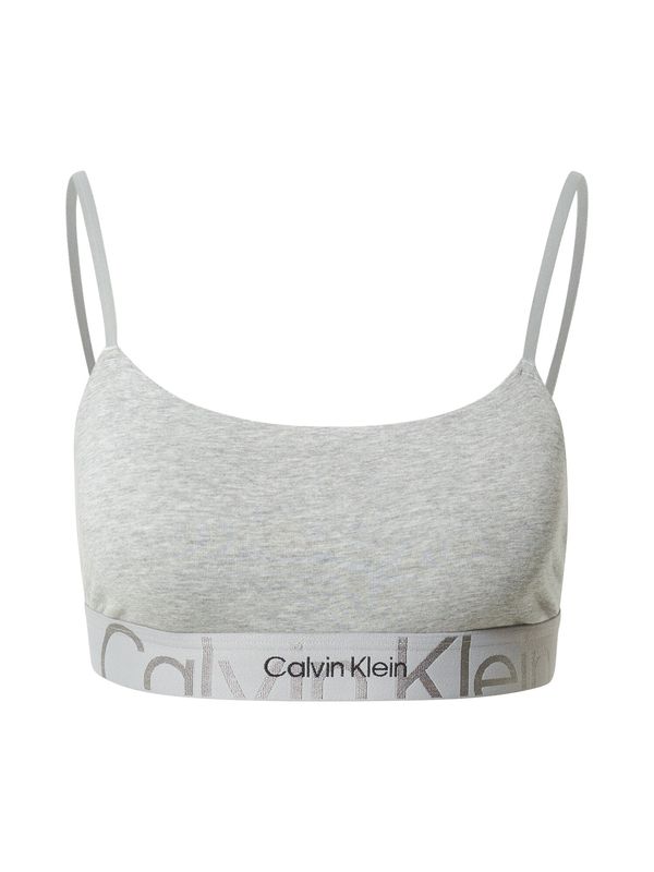 Calvin Klein Underwear Calvin Klein Underwear Сутиен  сребърно сиво / светлосиво / сив меланж / черно