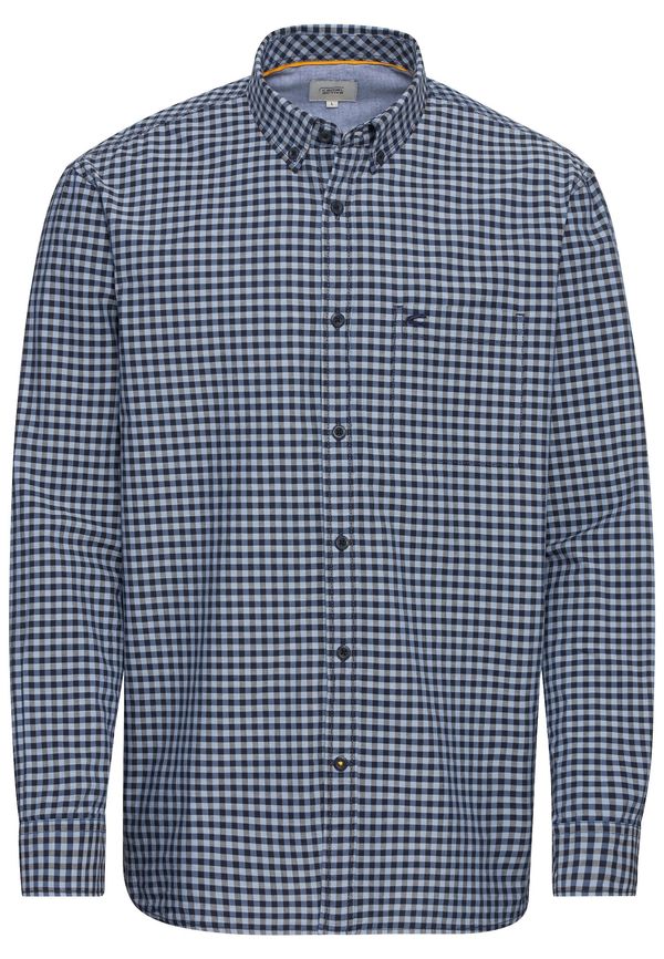CAMEL ACTIVE CAMEL ACTIVE Бизнес риза 'Vichy'  синьо / тъмносиньо