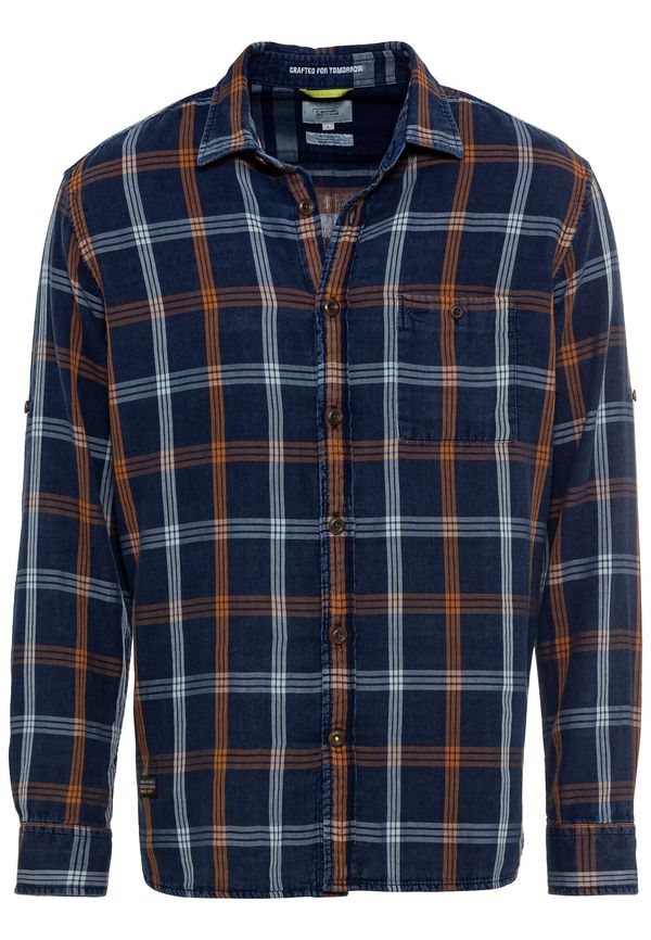 CAMEL ACTIVE CAMEL ACTIVE Риза  синьо / пастелно синьо / ръждиво кафяво