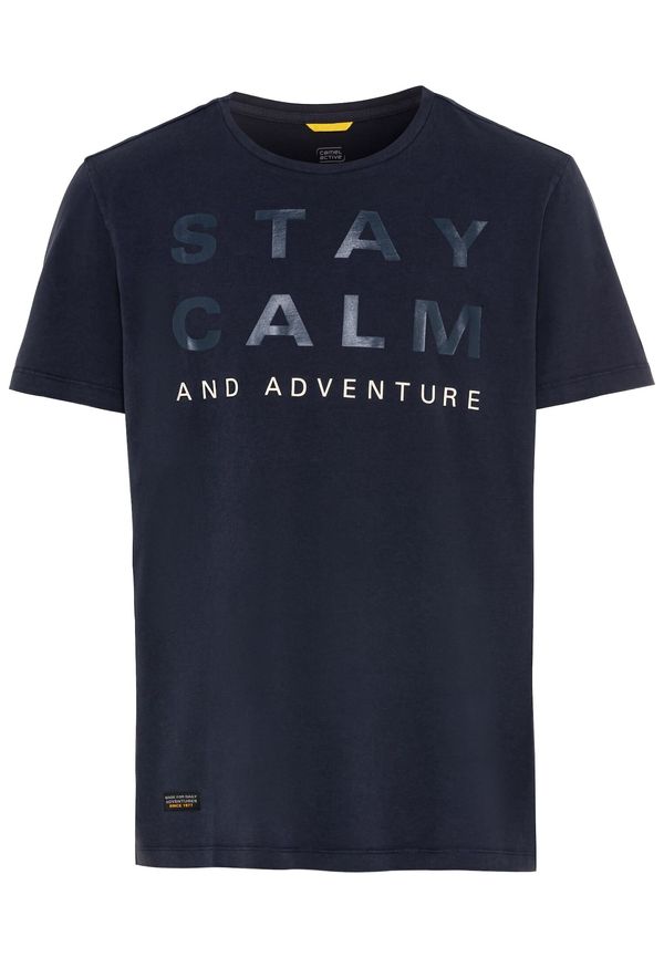 CAMEL ACTIVE CAMEL ACTIVE Тениска  кремаво / нейви синьо / тъмносиньо