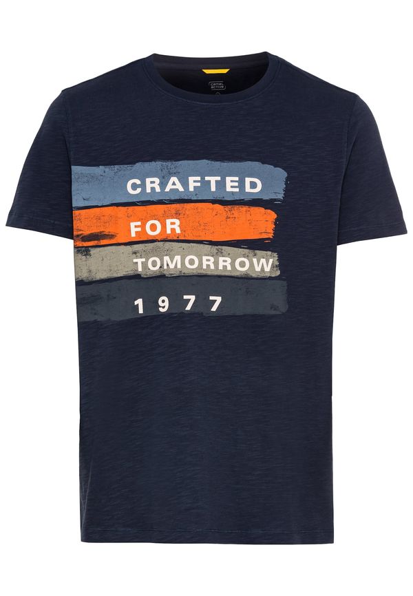 CAMEL ACTIVE CAMEL ACTIVE Тениска  нощно синьо / сиво-кафяво / оранжево / бяло