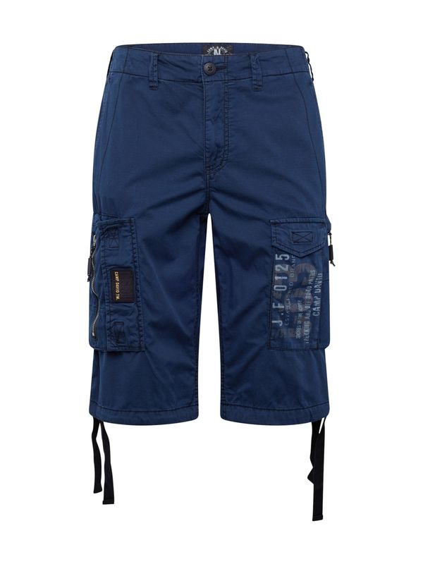 CAMP DAVID CAMP DAVID Карго панталон  нейви синьо / гълъбово синьо