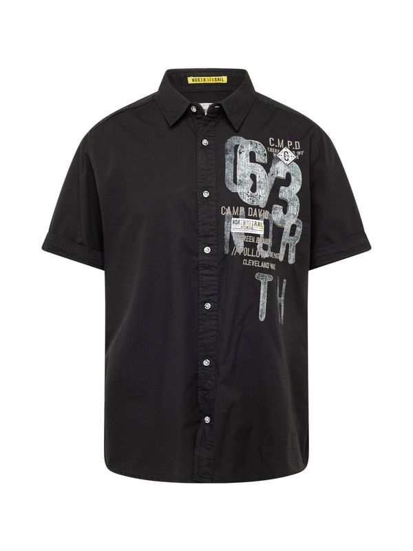 CAMP DAVID CAMP DAVID Риза  бежово / черно / бяло