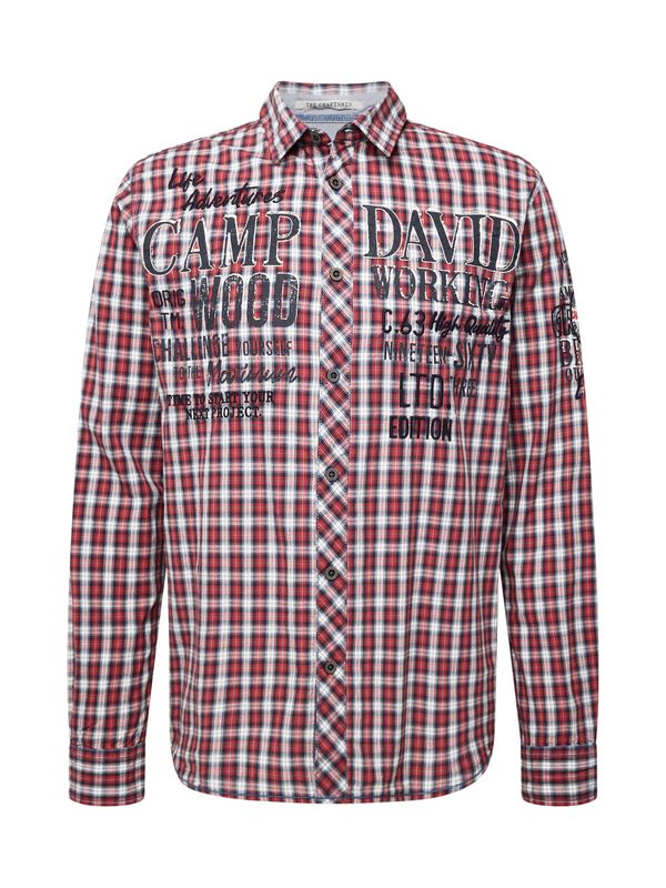 CAMP DAVID CAMP DAVID Риза  червено / черно / бяло