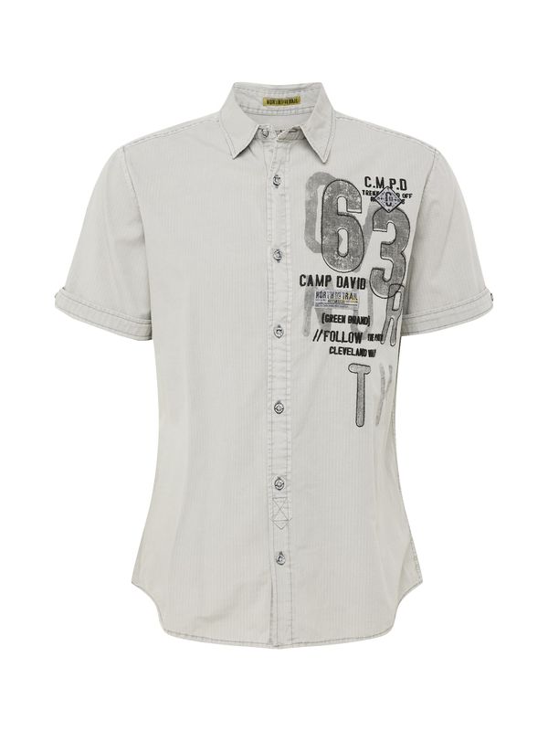 CAMP DAVID CAMP DAVID Риза  сиво / черно