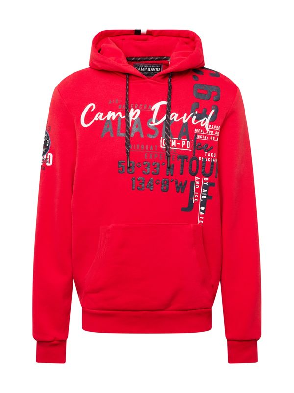 CAMP DAVID CAMP DAVID Суичър  червено / черно / бяло