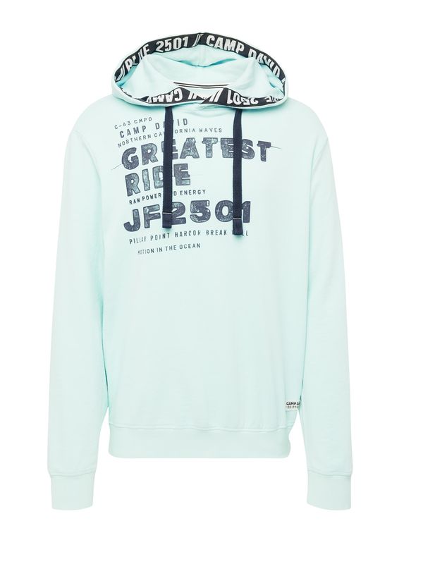 CAMP DAVID CAMP DAVID Суичър  нощно синьо / светлозелено