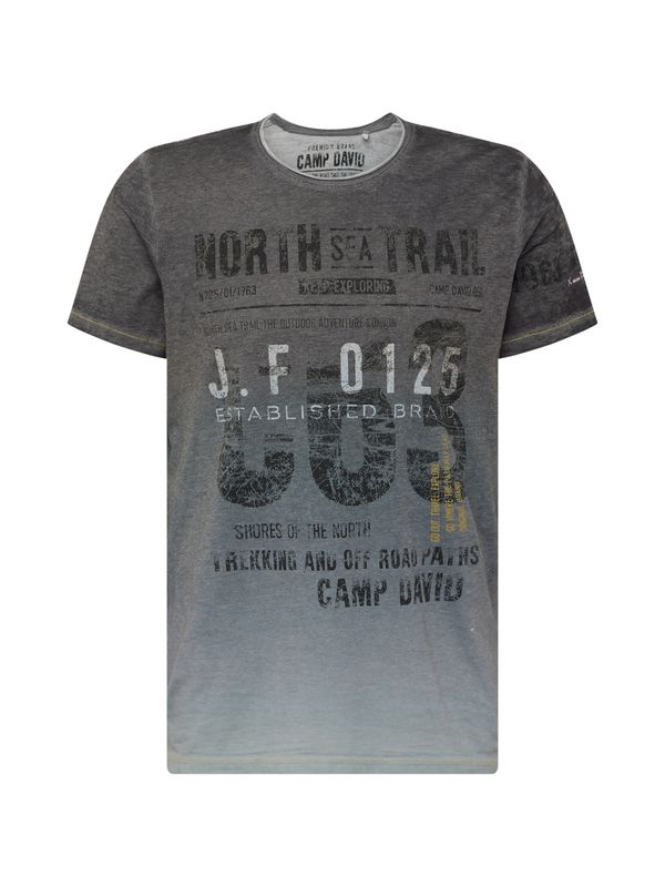 CAMP DAVID CAMP DAVID Тениска  къри / сиво / черно / бяло