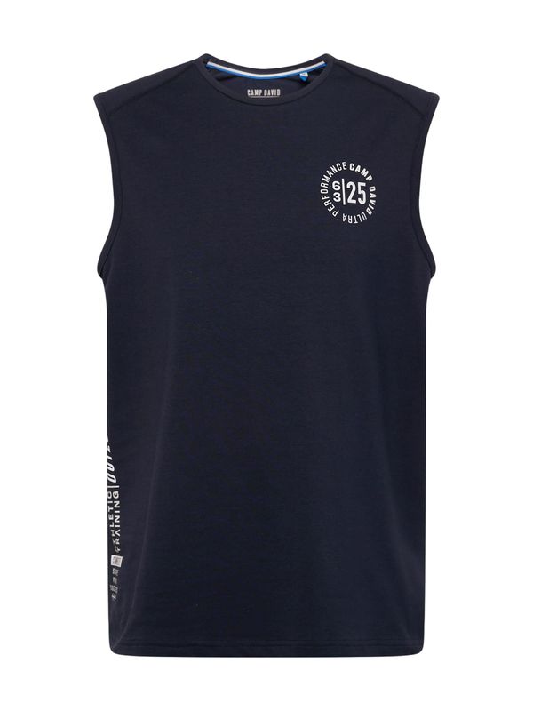 CAMP DAVID CAMP DAVID Тениска  синьо / бяло