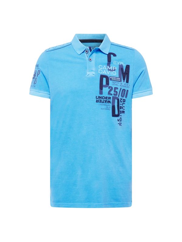CAMP DAVID CAMP DAVID Тениска  синьо / черно / бяло