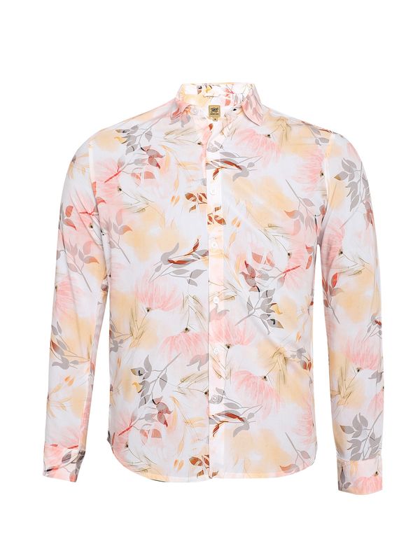 Campus Sutra Campus Sutra Риза 'Aiden'  пъстро / розово