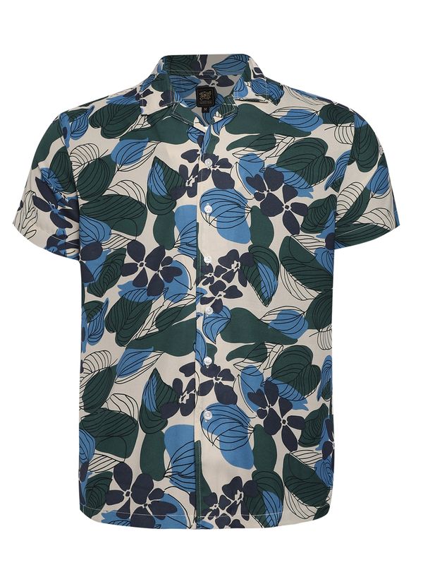 Campus Sutra Campus Sutra Риза 'Braxton'  бежово / пъстро