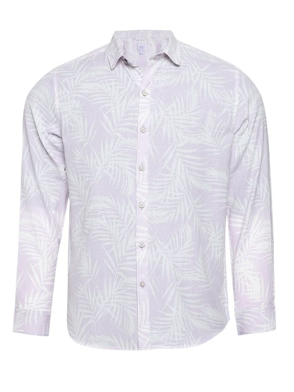 Campus Sutra Campus Sutra Риза 'Brooks'  люляк / бяло