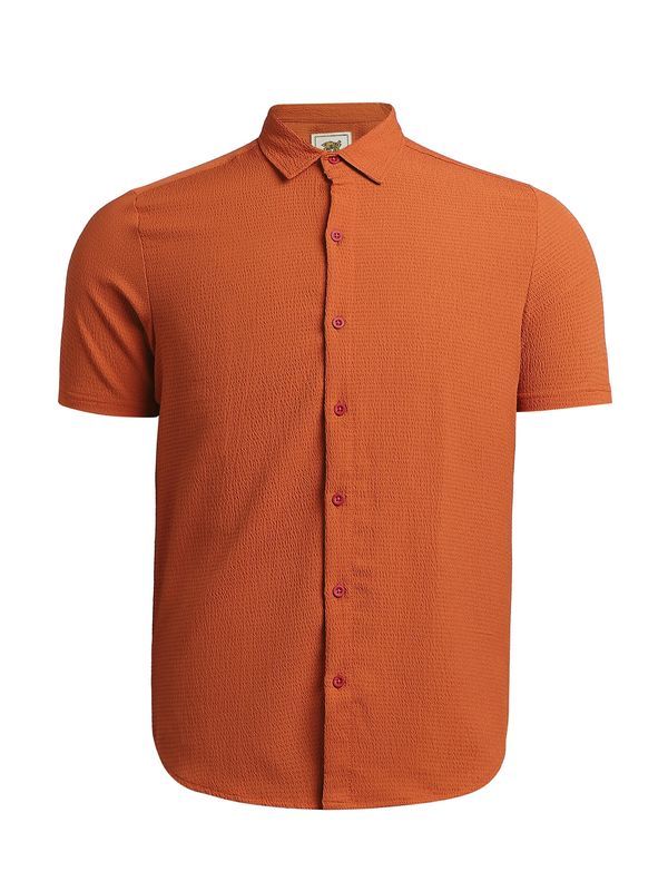Campus Sutra Campus Sutra Риза 'David'  оранжево-червено