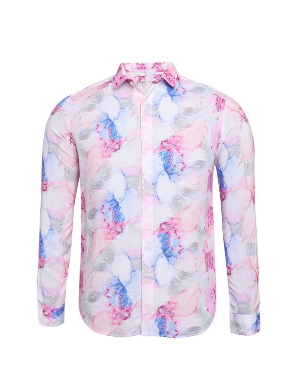 Campus Sutra Campus Sutra Риза 'Elliot'  синьо / розово