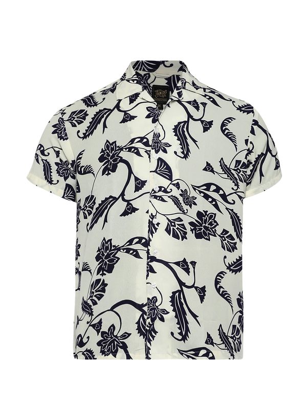 Campus Sutra Campus Sutra Риза 'Ivan'  екрю / черно