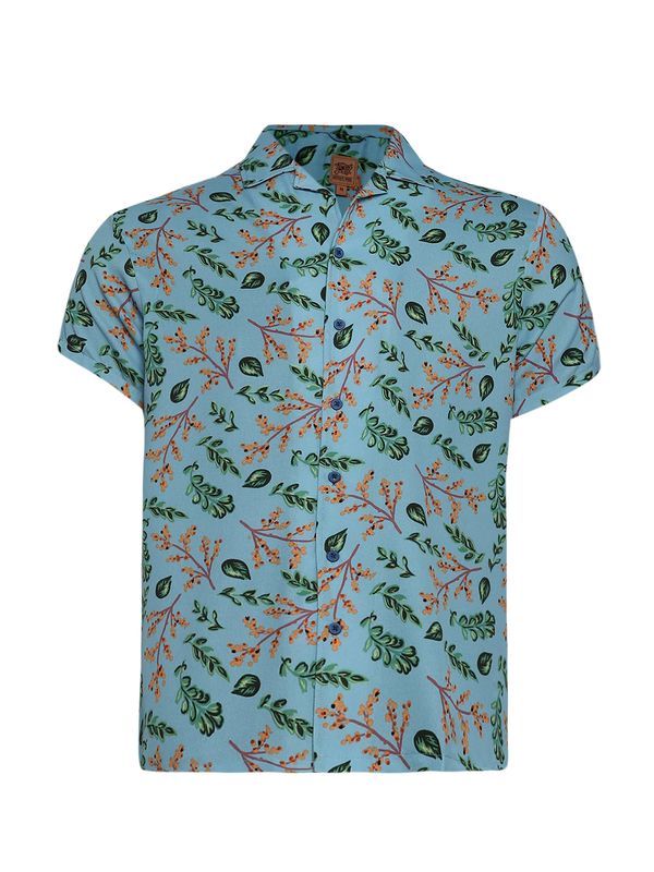 Campus Sutra Campus Sutra Риза ' Jude '  синьо / пъстро