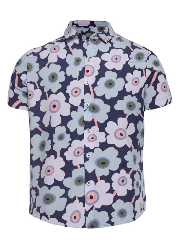 Campus Sutra Campus Sutra Риза 'River'  синьо / розово