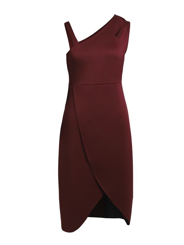 Campus Sutra Campus Sutra Рокля за коктейл 'Ashlyn'  червено