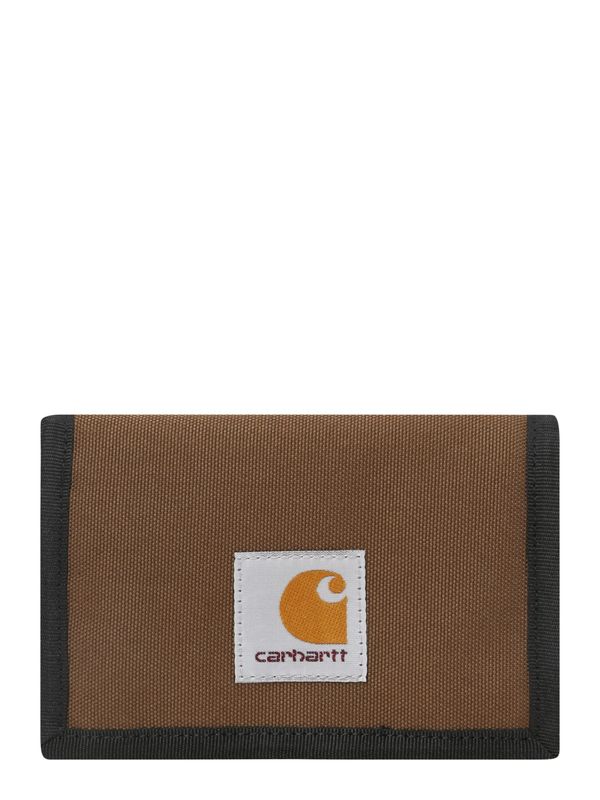 Carhartt WIP Carhartt WIP Портмоне 'Alec'  шоколад / пуебло оранжево-кафяво / черно / мръсно бяло