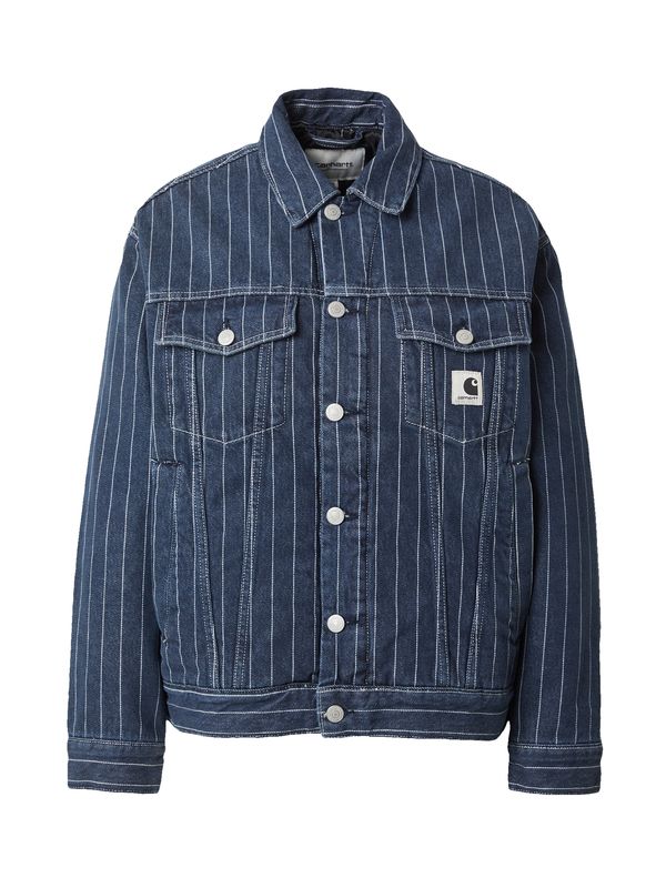 Carhartt WIP Carhartt WIP Преходно яке 'Orlean'  син деним / бяло