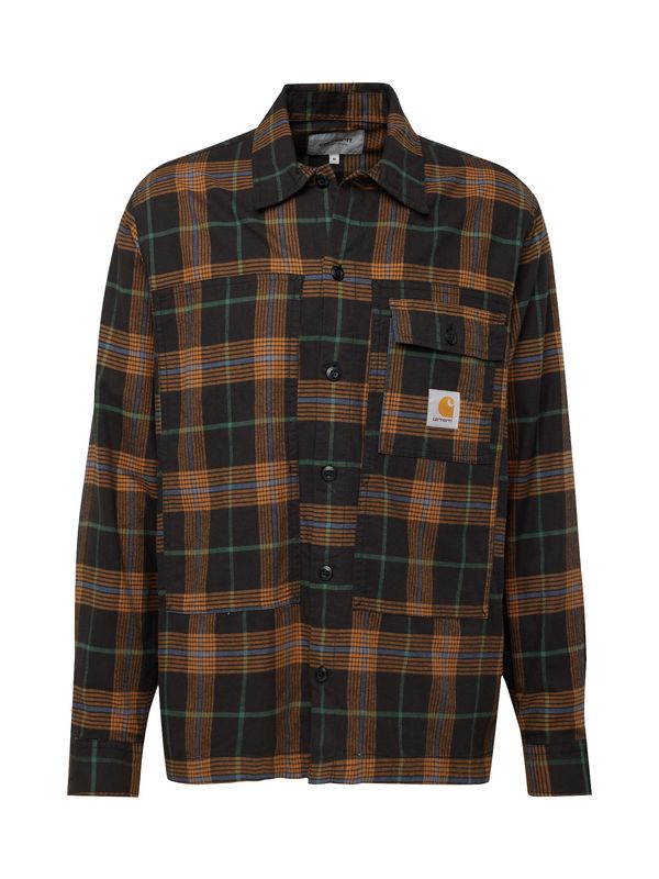 Carhartt WIP Carhartt WIP Риза 'Hadley'  синьо / зелено / каки / оранжево