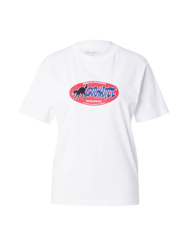 Carhartt WIP Carhartt WIP Тениска 'Cat Sticker'  тъмносиньо / червено / бяло