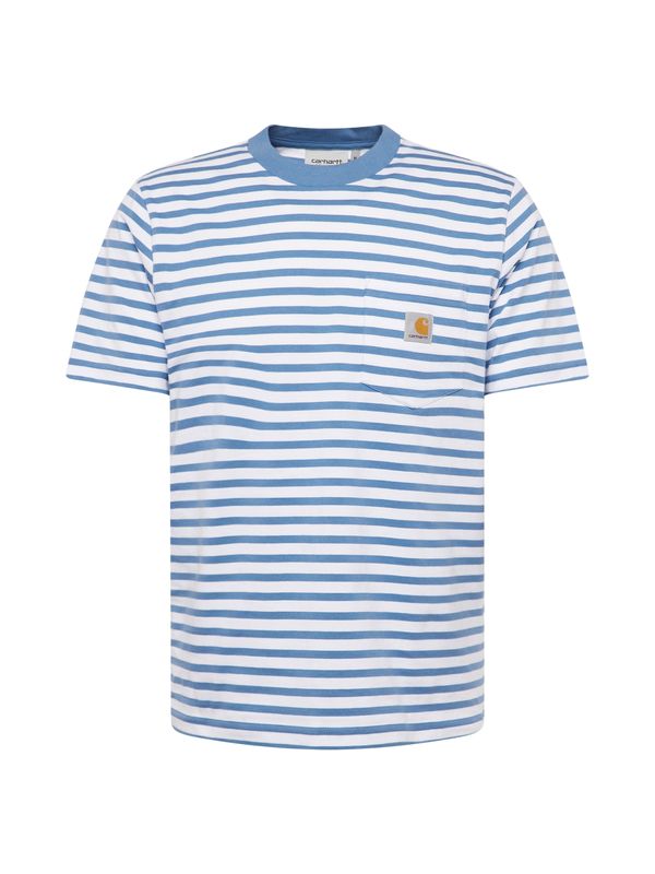 Carhartt WIP Carhartt WIP Тениска  небесносиньо / бяло