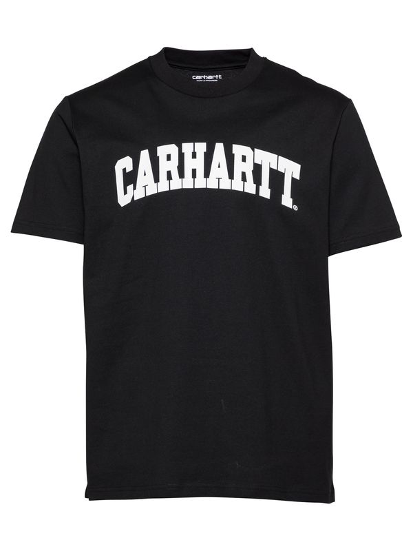 Carhartt WIP Carhartt WIP Тениска 'University'  черно / бяло