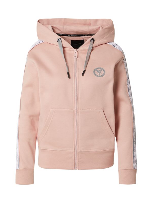 Carlo Colucci Carlo Colucci Суичъри с качулка  пудра / бяло