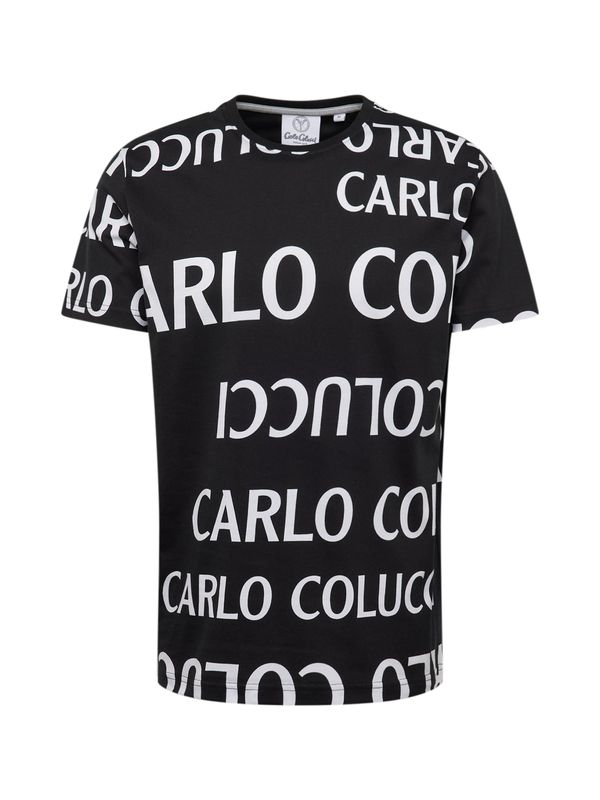 Carlo Colucci Carlo Colucci Тениска  черно / бяло