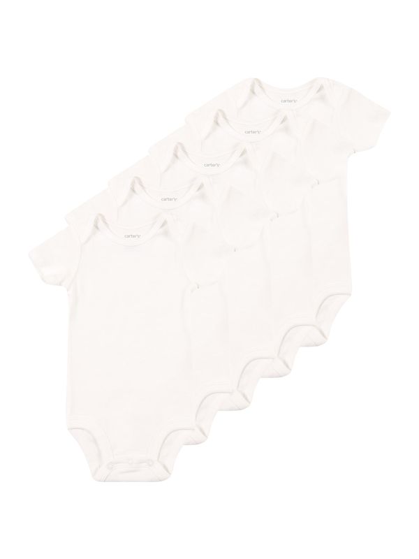 Carter's Carter's Бебешки гащеризони/боди  бяло