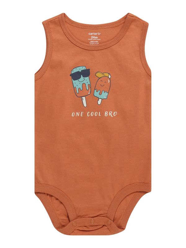 Carter's Carter's Бебешки гащеризони/боди  нейви синьо / светлокафяво / нефритено зелено / бяло