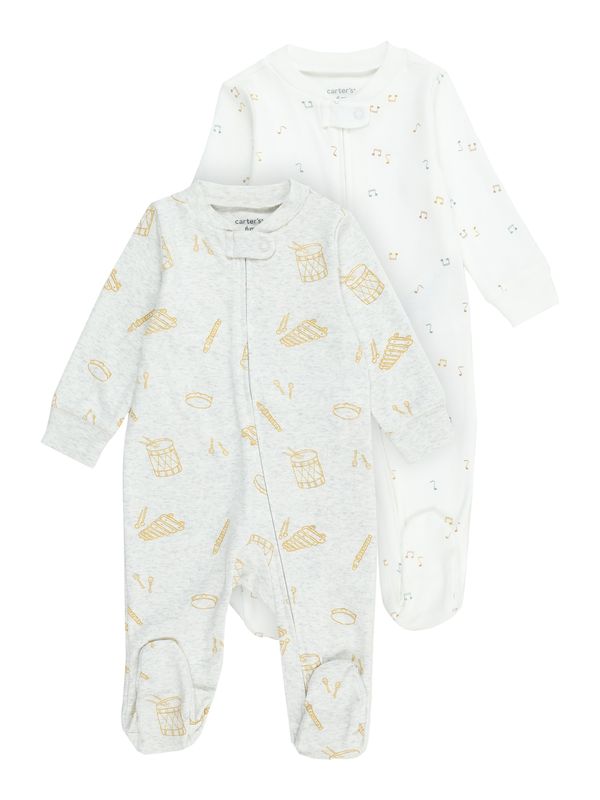 Carter's Carter's Бебешки гащеризони/боди 'SLEEP AND PLAY'  пуебло оранжево-кафяво / сиво / светлочервено / бяло