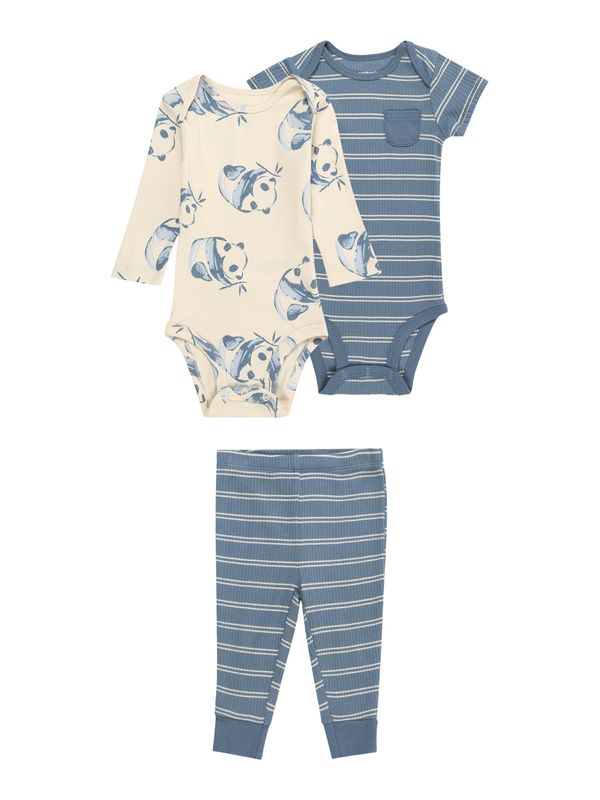 Carter's Carter's Комплект  бежово / морскосиньо / опушено синьо