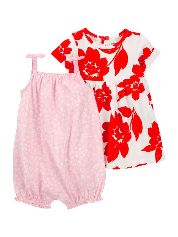 Carter's Carter's Комплект  бледорозово / червено / бяло