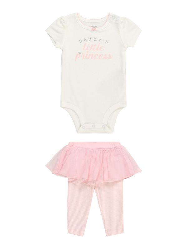 Carter's Carter's Комплект  бледорозово / сребърно / бяло