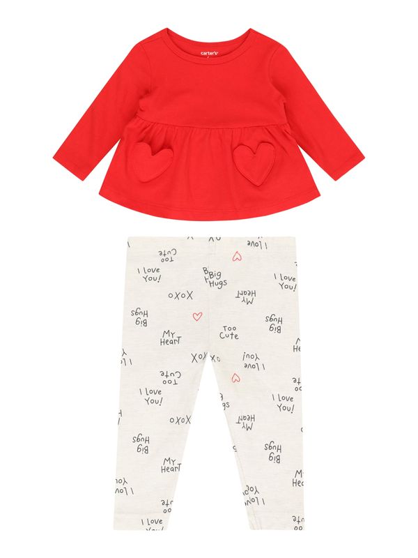 Carter's Carter's Комплект  червено / черно / бяло