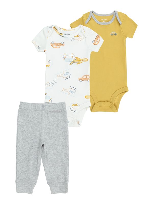 Carter's Carter's Комплект  нейви синьо / къри / сив меланж / бяло