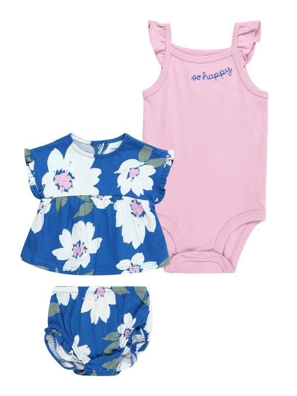 Carter's Carter's Комплект  синьо / зелено / бледорозово / бяло