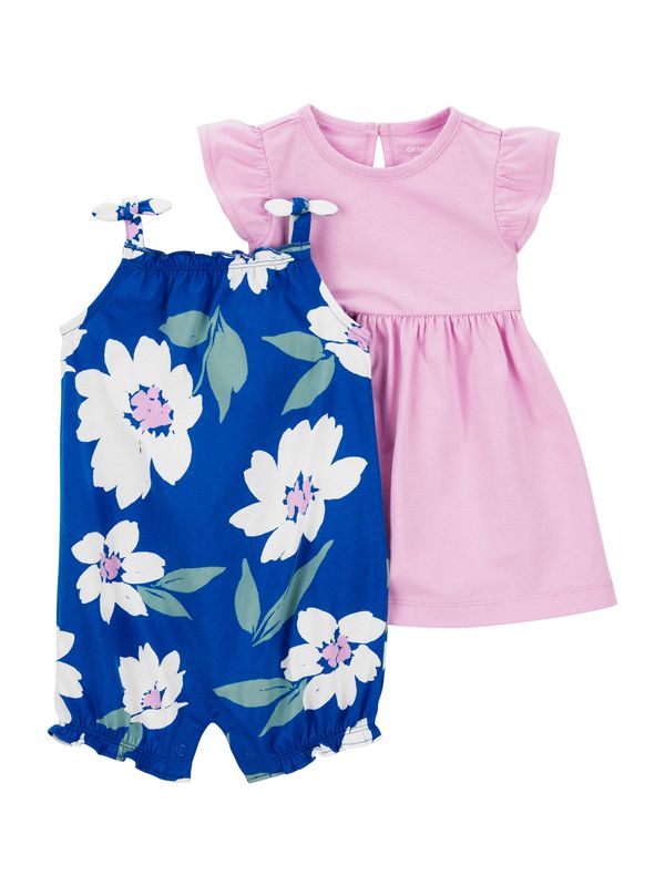 Carter's Carter's Комплект  синьо / зелено / бледорозово / бяло