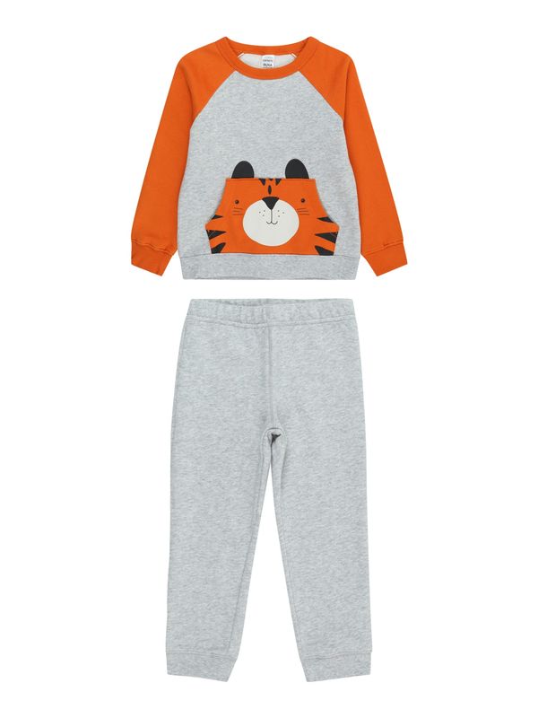 Carter's Carter's Комплект  сив меланж / оранжево-червено / черно