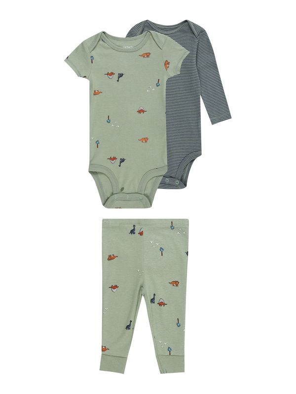 Carter's Carter's Комплект  сиво / зелено