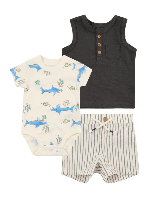 Carter's Carter's Комплект  светлосиньо / сиво / черен меланж / мръсно бяло